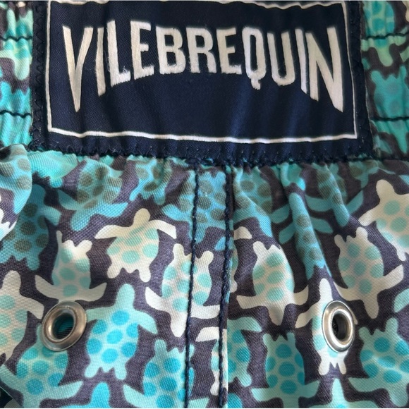 Vilebrequin Moorea Herringbone Turtles Print Swim Short Men’s XL used - Picture 6 of 8